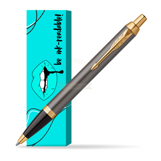 Parker IM Grey Core GT Penna a Sfera in cover Ink-readable