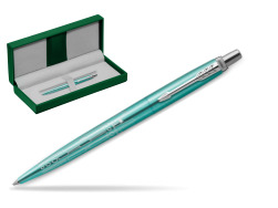 Parker JOTTER GLOBAL ICON MIAMI Ballpoint Pen in the green leather box