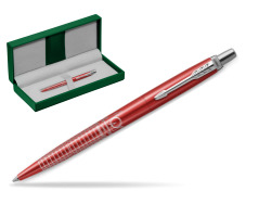 Stylo-bille Parker JOTTER GLOBAL ICON LONDON in the green leather box