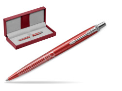 Stylo-bille Parker JOTTER GLOBAL ICON LONDON in the red leather box