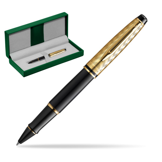 Rollerball Pen Waterman Expert OPERA Collection in the green leather box
