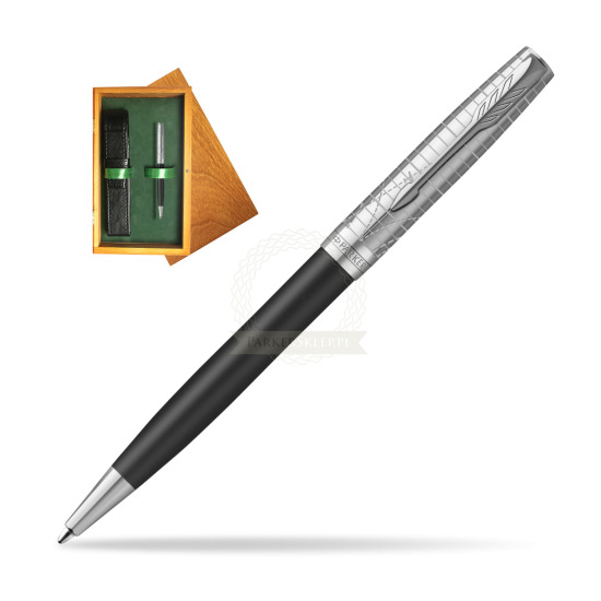 Parker Sonnet LEGACY OF FLIGHT ballpoint pen in single wooden box Honey Single Green
