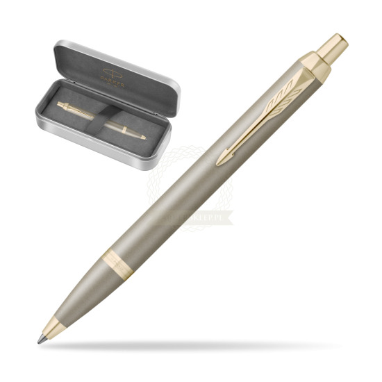 Parker IM RITUALS SANDSTONE Ballpoint Pen in Parker metal gift box, special edition
