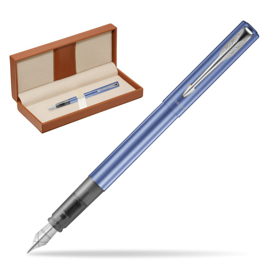 Parker Vector XL Blue CT Penna Stilografica  in classic box brown