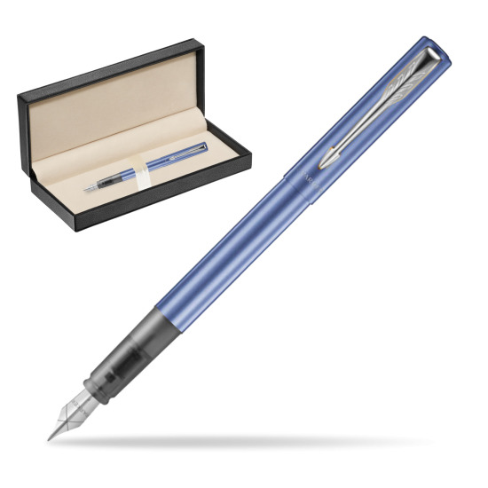 Parker Vector XL Blue CT Penna Stilografica in classic box pure black