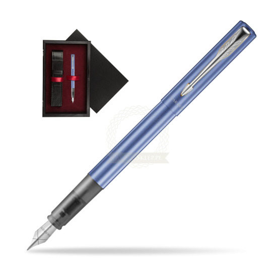 Parker Vector XL Blue CT Penna Stilografica in single wooden box Black Single Maroon