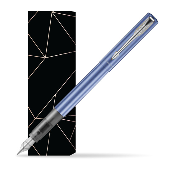 Parker Vector XL Blue CT Penna Stilografica in cover Lucky
