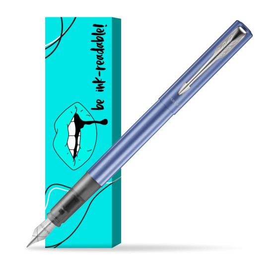 Parker Vector XL Blue CT Penna Stilografica in cover Ink-readable