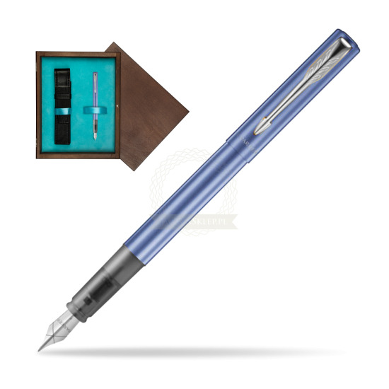 Parker Vector XL Blue CT Penna Stilografica in single wooden box Wenge Single Turquoise 
