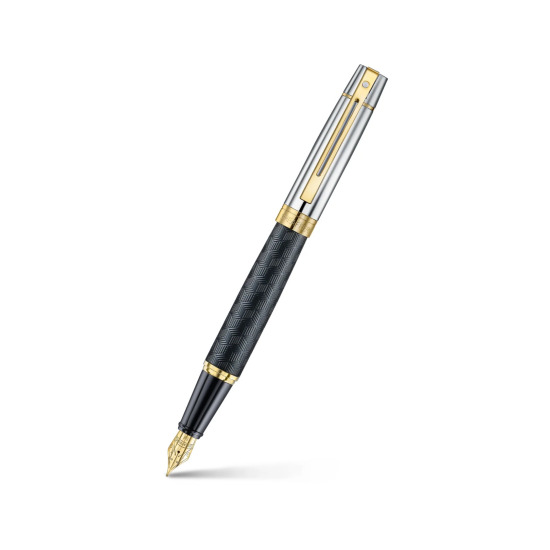 Sheaffer 300 Black Engraved GT Fountain Pen
