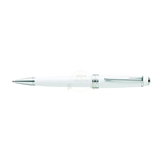 Cross Bailey White Glossy Lacquer Ballpoint pen
