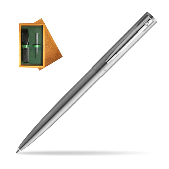 Waterman Allure Chrom CT Penna a Sfera in single wooden box Honey Single Green