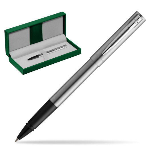 Waterman Rollerball Pen Graduate Chrom CT in the green leather box