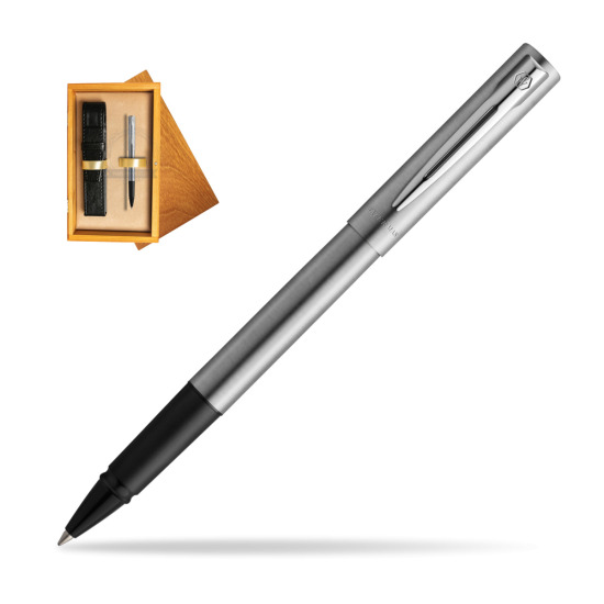 Waterman RollerPenna a Sfera Graduate Chrom CT in single wooden box Honey Single Ecru