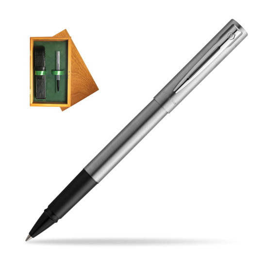 Waterman RollerPenna a Sfera Graduate Chrom CT in single wooden box Honey Single Green