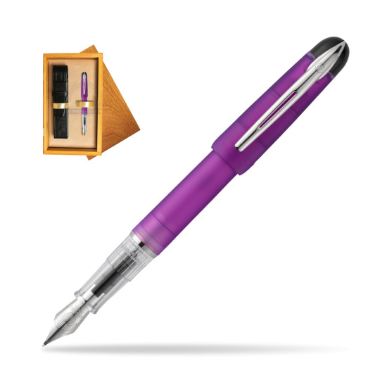 Waterman Kultur Assortis Plume CT Penna Stilografica in single wooden box Honey Single Ecru