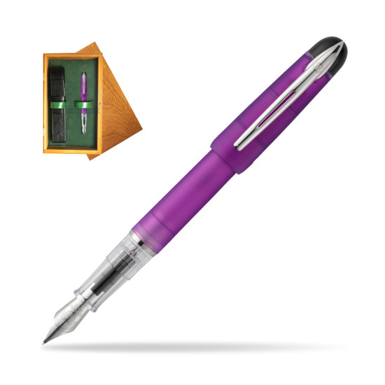 Waterman Kultur Assortis Plume CT Penna Stilografica in single wooden box Honey Single Green