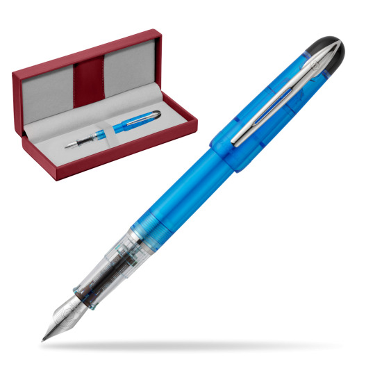 Waterman Kultur Assortis Blue Crystal Stylo-plume in the red leather box