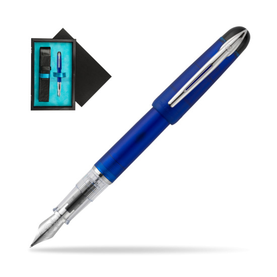 Waterman Kultur Assortis Blue Fountain Pen in single wooden box Black Single Turquoise
