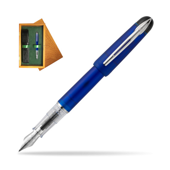 Waterman Kultur Assortis Blue Fountain Pen in single wooden box Honey Single Green