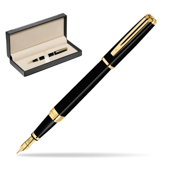 Waterman Exception Slim Black GT Fountain pen in classic box black