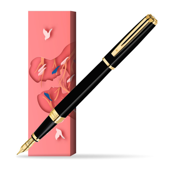 Waterman Exception Slim Black GT Fountain pen in cover Magic Moments