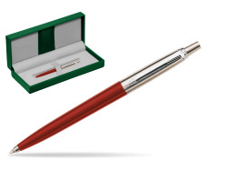 Parker Jotter Special Red Penna a Sfera in the green leather box