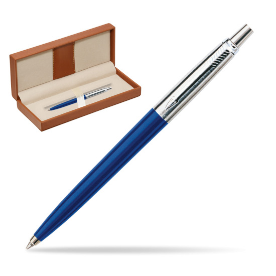 Parker Jotter Navy Blue Penna a Sfera  in classic box brown