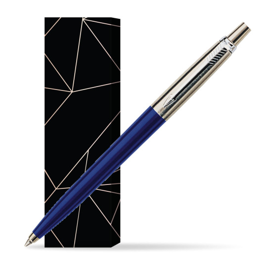 Parker Jotter Navy Blue Penna a Sfera in cover Lucky