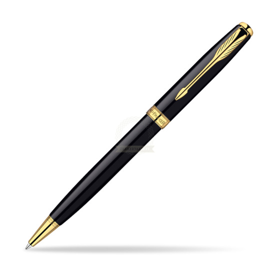 Parker Sonnet Deep Black Lacquer GT Ballpoint Pen