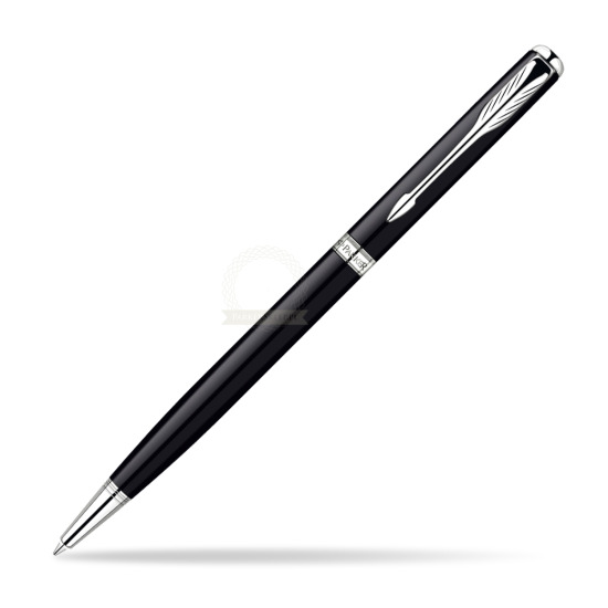 Parker Sonnet Deep Black Lacquer CT Slim Ballpoint Pen