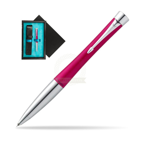 Parker Urban Pink CT Pencil in single wooden box Black Single Turquoise