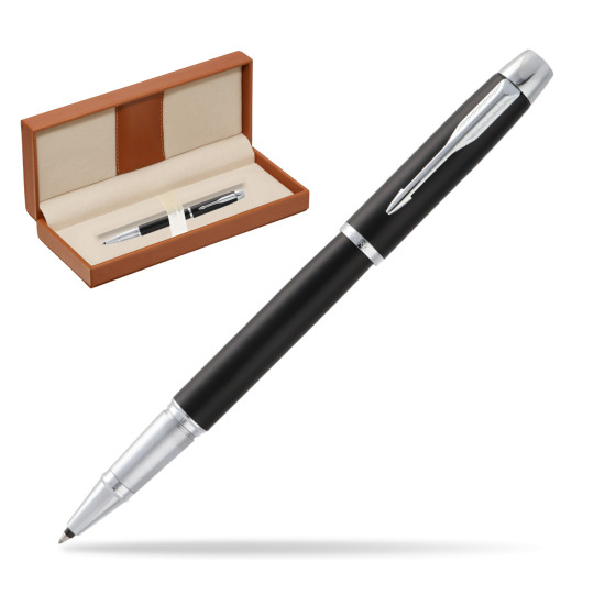 Parker IM Muted Black CT Rollerball  in classic box brown