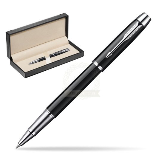Parker IM Black Lacquer CT Rollerball in classic box black