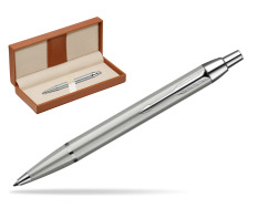 Parker IM Brushed Metal CT Penna a Sfera  in classic box brown