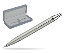 Parker IM Brushed Metal CT Penna a Sfera in suede box grey