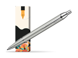 Parker IM Brushed Metal CT Penna a Sfera in cover Poppy