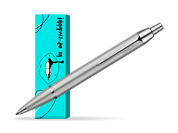 Parker IM Brushed Metal CT Penna a Sfera in cover Ink-readable