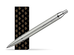 Parker IM Brushed Metal CT Penna a Sfera in cover Golden Hearts