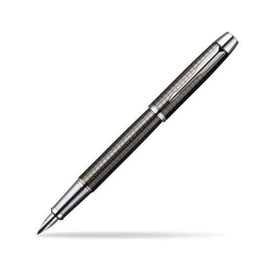 Parker IM Premium Deep Gun Metal Chiselled CT Penna Stilografica