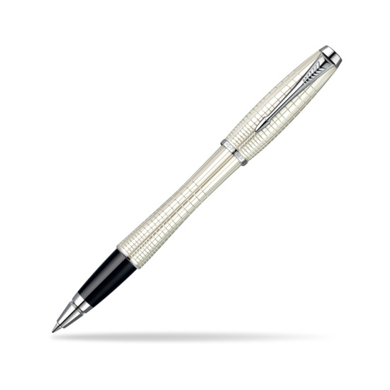 Parker Urban Premium Pearl Metal Chiselled CT Rollerball Pen