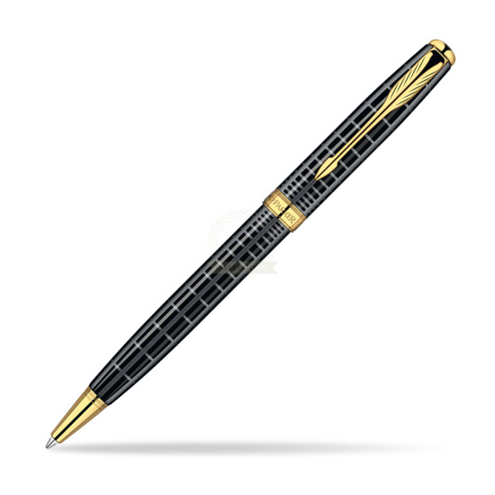 Parker Sonnet Dark Grey Lacquer GT Ballpoint Pen