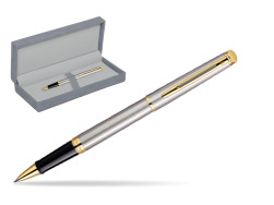 Waterman Hémisphère Stainless Steel GT RollerPenna a Sfera in suede box grey