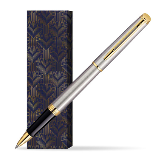 Waterman Hémisphère Stainless Steel GT RollerPenna a Sfera in cover Glamour Love