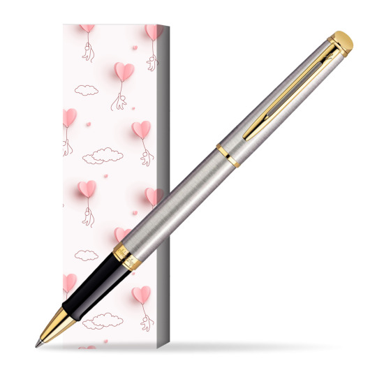 Waterman Hémisphère Stainless Steel GT RollerPenna a Sfera in cover Love is in the air