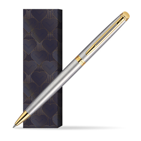 Waterman Hémisphère Stainless Steel GT Penna a Sfera in cover Glamour Love