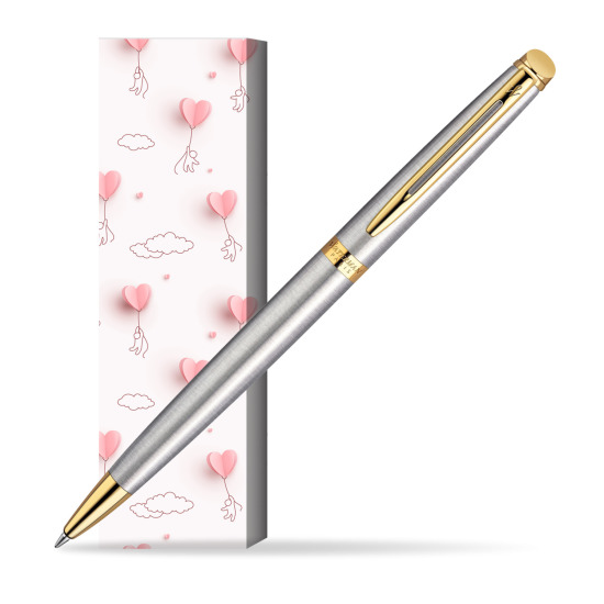 Waterman Hémisphère Stainless Steel GT Penna a Sfera in cover Love is in the air