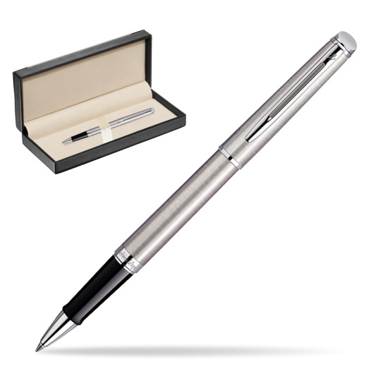 Waterman Hémisphère Stainless Steel CT Rollerball pen in classic box black