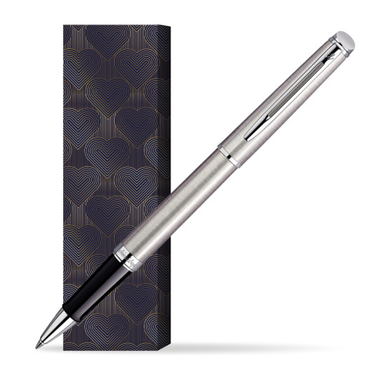 Waterman Hémisphère Stainless Steel CT Rollerball pen in cover Glamour Love