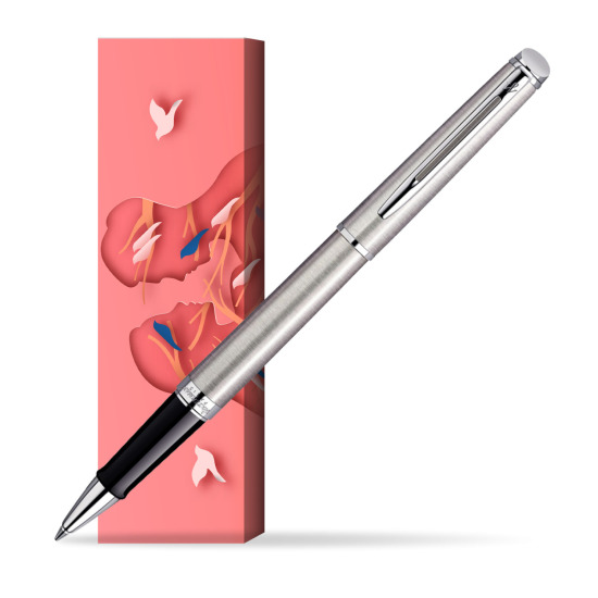 Waterman Hémisphère Stainless Steel CT Rollerball pen in cover Magic Moments